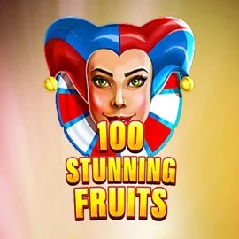 100 Stunning Fruits slot logo by SYNOT Games at LuckyVibe Casino100 Stunning Fruits