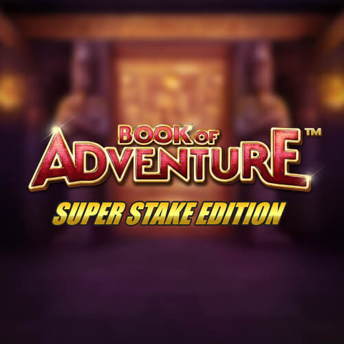 Book of Adventure Super Stake Edition slot logo by Stakelogic at LuckyVibe CasinoBook of Adventure Super Stake Edition