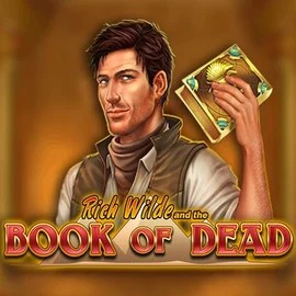 Book of Dead slot icon by Play'n GO, available at LuckyVibe Casino