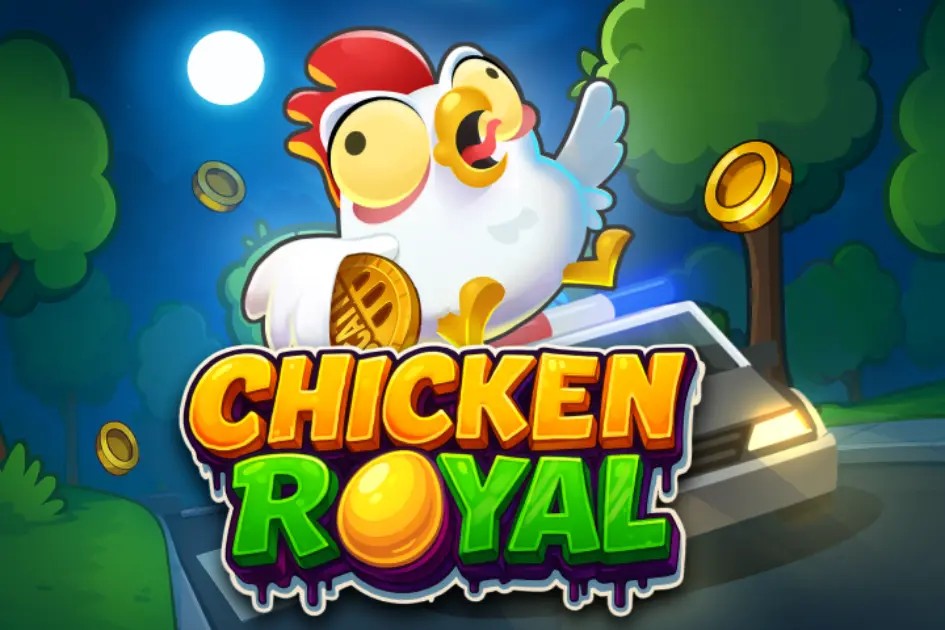 Try Chicken Royal slot by InOut on luckyvibecasino.eu – logo image