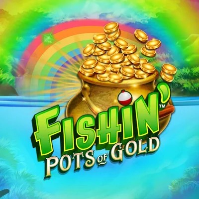 Fishin Pots Of Gold logo – Slots by Gameburger Studios at LuckyVibe Casino