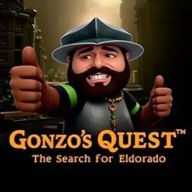 Gonzo's Quest slot logo by NetEnt at LuckyVibe CasinoGonzo's Quest