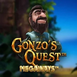 Logo of Gonzo's Quest Megaways from Red Tiger Gaming at LuckyVibe Casino