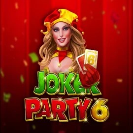 Joker Party 6 slot logo by Greentube at LuckyVibe CasinoJoker Party 6