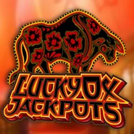 Lucky Ox Jackpots slot logo by Rival at LuckyVibe CasinoLucky Ox Jackpots
