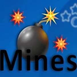 Mines (Spribe) slot logo by Spribe at LuckyVibe CasinoMines (Spribe)