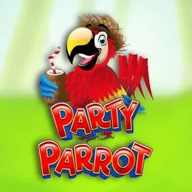 Logo of Party Parrot from Rival at LuckyVibe Casino