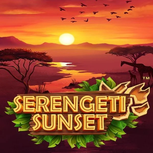 Serengeti Sunset slot logo by Skywind Group at LuckyVibe CasinoSerengeti Sunset