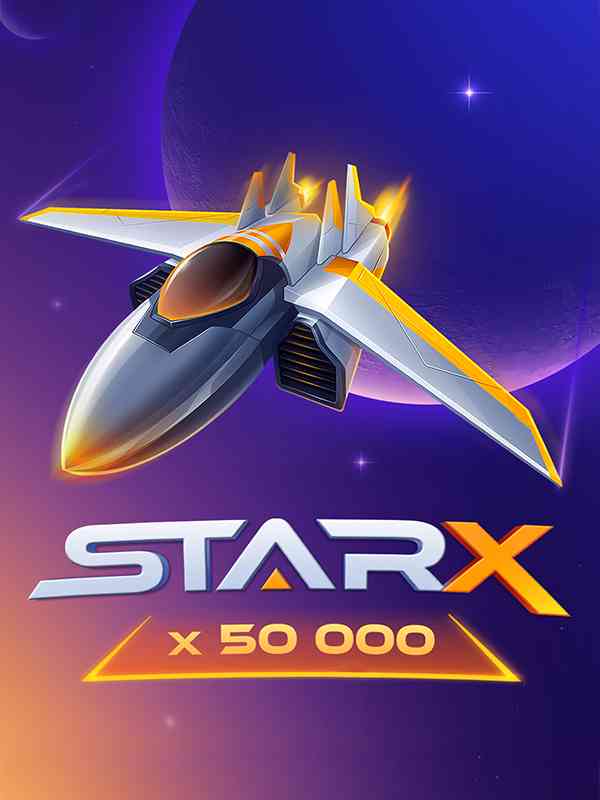 StarX slot logo by 100HP Gaming at LuckyVibe CasinoStarX