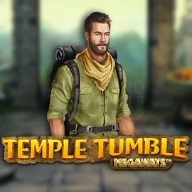 Temple Tumble Megaways logo by Relax Gaming at LuckyVibe CasinoTemple Tumble Megaways